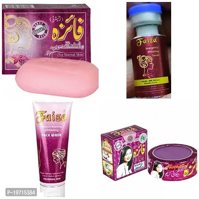 Faiza Soap, Faiza Cream ,Faiza Face Wash, Faiza Serum Combo Set .