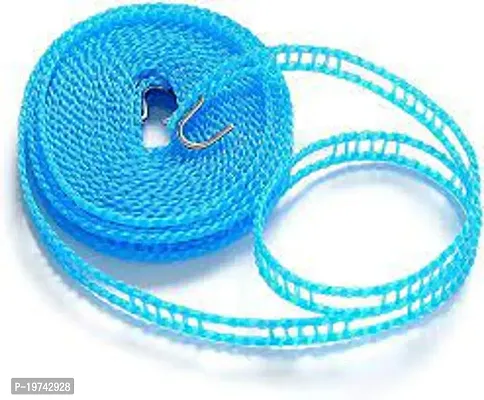 Buy Clothesline Rope 5 Meters Windproof Anti-slip Clothes Washing Line  Drying Nylon Rope With Hooks 5 Meter Nylon Clothesline Rope Random Color  (pack Of 1) Online In India At Discounted Prices