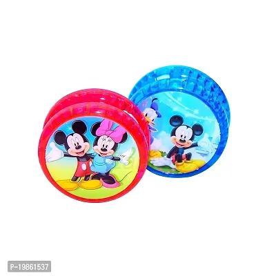 Yo-Yos Ball Game for Boys |Girls | Kids | Flashing led Glow Light | Colorful (Cartoon_Pack of 2)