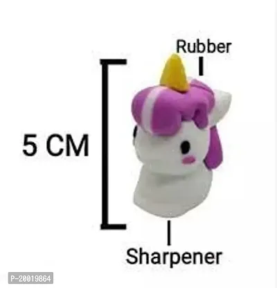 Unleash Your Imagination with Our Unicorn-Shaped Sharpener and Eraser Combo-2Pcs-thumb3