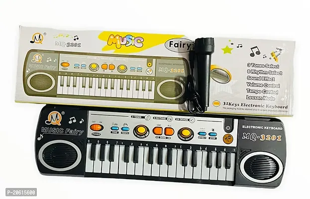 Beautifully Designed and Loving Piano Keyboard Musical Toy/ Electronic Toys, Battery Operated for Kids. 32 Keys, 3 Tones, 8 Rhythm.-thumb0