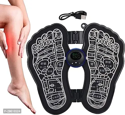 Electric Foot Massage Mat, Acupressure EMS Massage, 8 Modes  9 Intensities With USB Charging, Bioelectric Therapy to Relieve Fatigue Wounds for Home, Office-thumb0