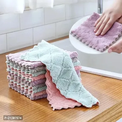 Household Kitchen  Dinning Dish Cloth Cleaning Rags-5 Pcs-thumb0