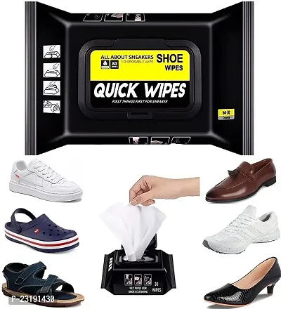 Shoe Wipes Sneaker Wipes Instant Sneaker Cleaner Shoe Cleaning Remove Dirt Stain Shoe Cleaner Wipes Multicolor-thumb3