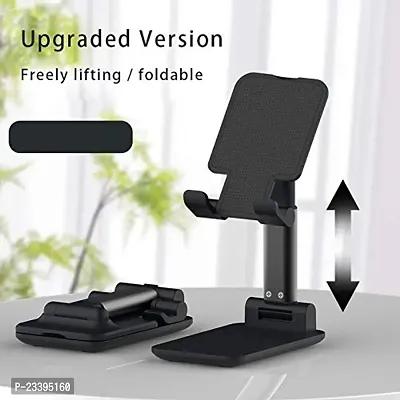 Mobile  Stand, Tablet Stand Universal Multi Angle Aluminum Stand Compatible with Smart Phone Cell Phone/Table(4-13 inch) (Black Standard)-thumb3