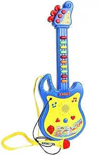 Kids Guitar Musical Toy with Microphone (Color May Vary)-thumb1