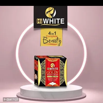 Hi White Goldy Whitening Cream With Soap, Serum  Capsule