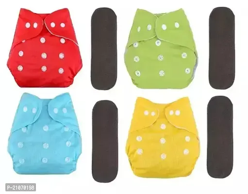 Washable Baby Diaper Pack Of 4