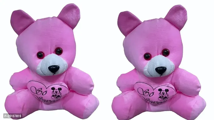 Orange And Pink 60cm Nylex Teddy Bear, For To Play G10PACK OF 2