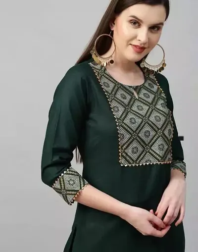 Fancy Battle Color , Solid Kurta, Bottom And Dupatta Set