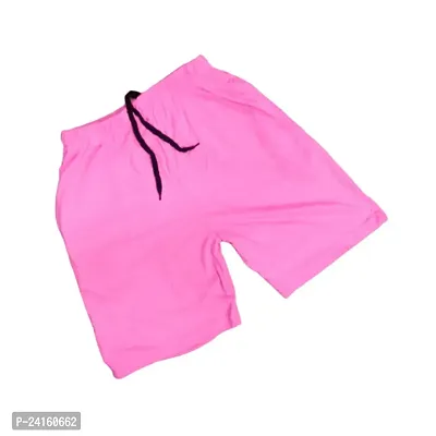 Reliable Pink Lycra Regular Shorts For Men
