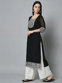 Elegant Embroidered Georgette Kurta For Women-thumb2