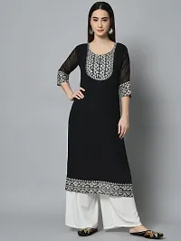 Elegant Embroidered Georgette Kurta For Women-thumb4