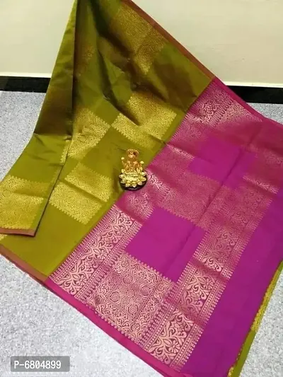 Beautiful Poly Silk Saree with Blouse piece