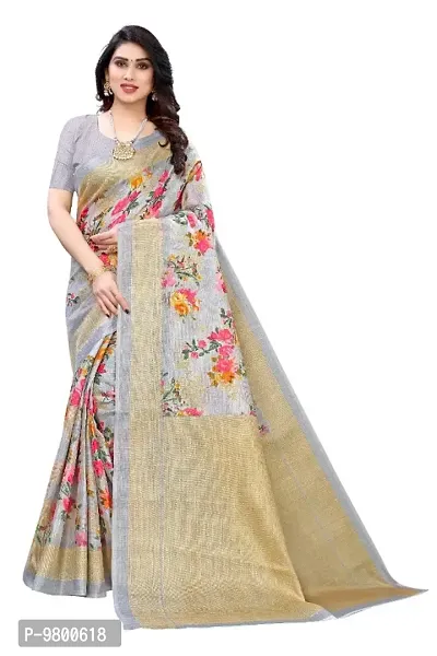New collection Art silk printed saree.