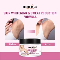 Matico Underarm Whitening cream, Neck Whitener, Body Brightening, Moisturizer-thumb2