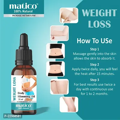 Matico Weight loss oil, Body Slimming Oil, Fat Burner, Ayurvedic massage oil-thumb3