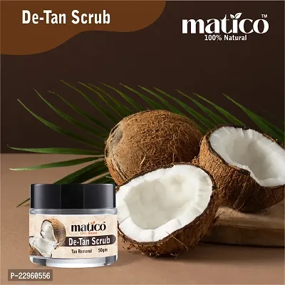Matico De tan Scrub for Tan removal clean skin