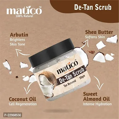 Matico De tan Scrub for Tan removal clean skin-thumb4