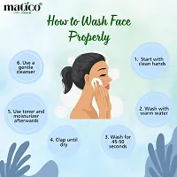 Matico Activated Charcoal Face wash for Deep cleaning, Pimple/ Acne blackheads removal. 100ml-thumb4