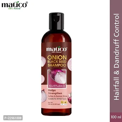 Matico Onion Black seed Shampoo for Hair Growth and Dandruff control-thumb0