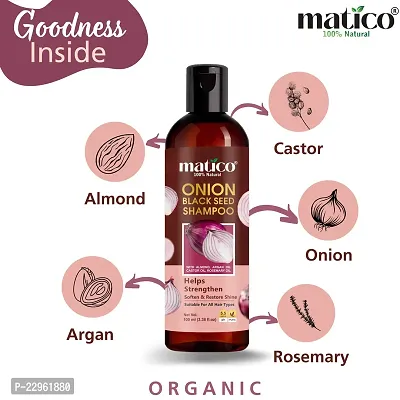 Matico Onion Black seed Shampoo for Hair Growth and Dandruff control-thumb3