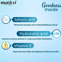 Matico Salicylic + Hyaluronic acid Face Serum for Acne, Pimple Oil Control and Intense Hydration, Skin Glow-thumb1