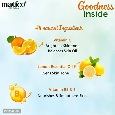 Matico Vitamin C Face Wash for Skin Brightening and Glow, Deep face cleansing  (100 ml)-thumb2