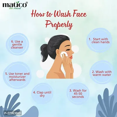 Matico Vitamin C Face Wash for Skin Brightening and Glow, Deep face cleansing  (100 ml)-thumb3