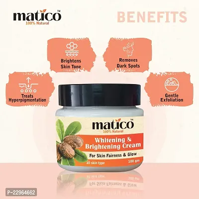 Matico Whitening Cream for skin Brightening, Fairness cream, Glow cream (100gm)-thumb2