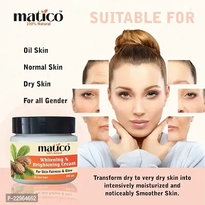 Matico Whitening Cream for skin Brightening, Fairness cream, Glow cream (100gm)-thumb3