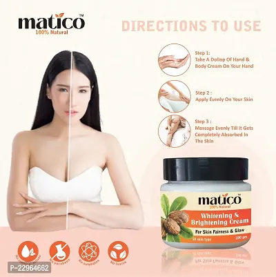 Matico Whitening Cream for skin Brightening, Fairness cream, Glow cream (100gm)-thumb4