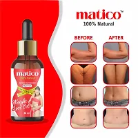 Matico Ayurvedic Weight loss oil, slimming oil, Fat burner for body-thumb1