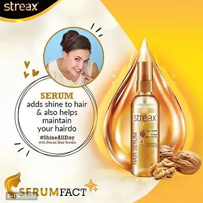 STREAX WALNUT HAIR SERUM FOR SILKY  SHINY HAIR (PACK OF 2) 200ML-thumb5