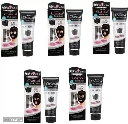 CHARCOAL  FACE MASK CREAM (PACK OF 5)-thumb0