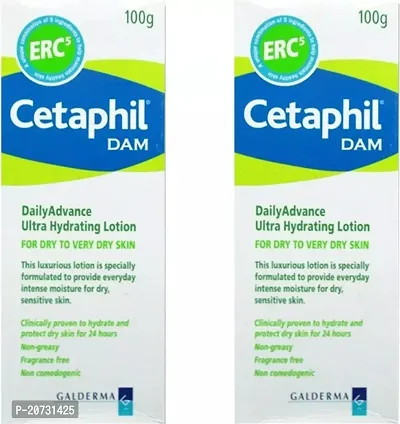 CETAPHIL DAM HYDRATING LOTION FOR DRY TO VERY DRY SKIN (PACK OF 2)