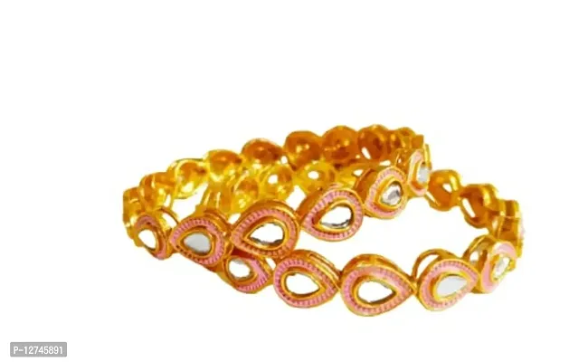 gold plated designer bangles for women and girls..