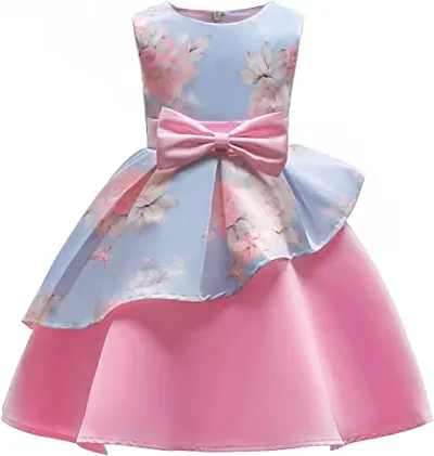 Girls Satin Party Wear Frocks and Dresses