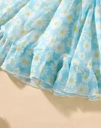 Blue Georgette Baby Frock-thumb1