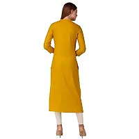 NEW4U Women Solid Frontslit Kurta-thumb2