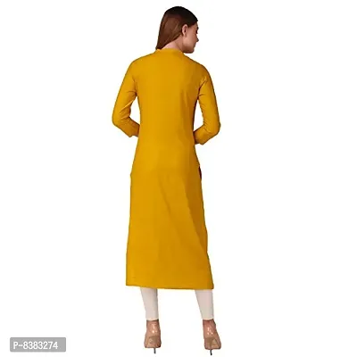 NEW4U Women Solid Frontslit Kurta-thumb3