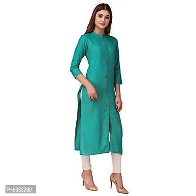 NEW4U Women Solid Frontslit Kurta-thumb5