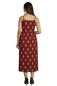 NEW4U Women Printed A-Line Dress-thumb1