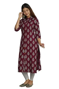 NEW4U Women Printed Frontslit Kurta-thumb2