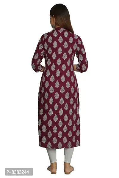 NEW4U Women Printed Frontslit Kurta-thumb2