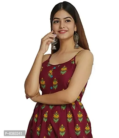 NEW4U Women Printed A-Line Dress-thumb5