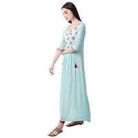 NEW4U Women's Rayon Anarkali Kurta-thumb2