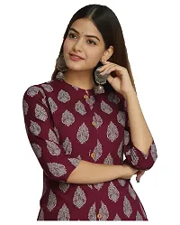 NEW4U Women Printed Frontslit Kurta-thumb4