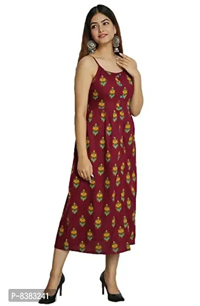 NEW4U Women Printed A-Line Dress-thumb4