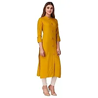 NEW4U Women Solid Frontslit Kurta-thumb4